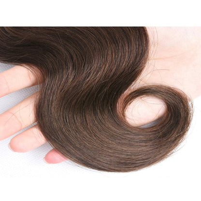 Chocolate Color Brown Body Wave 3 Bundles 100% Virgin Human Hair Extension