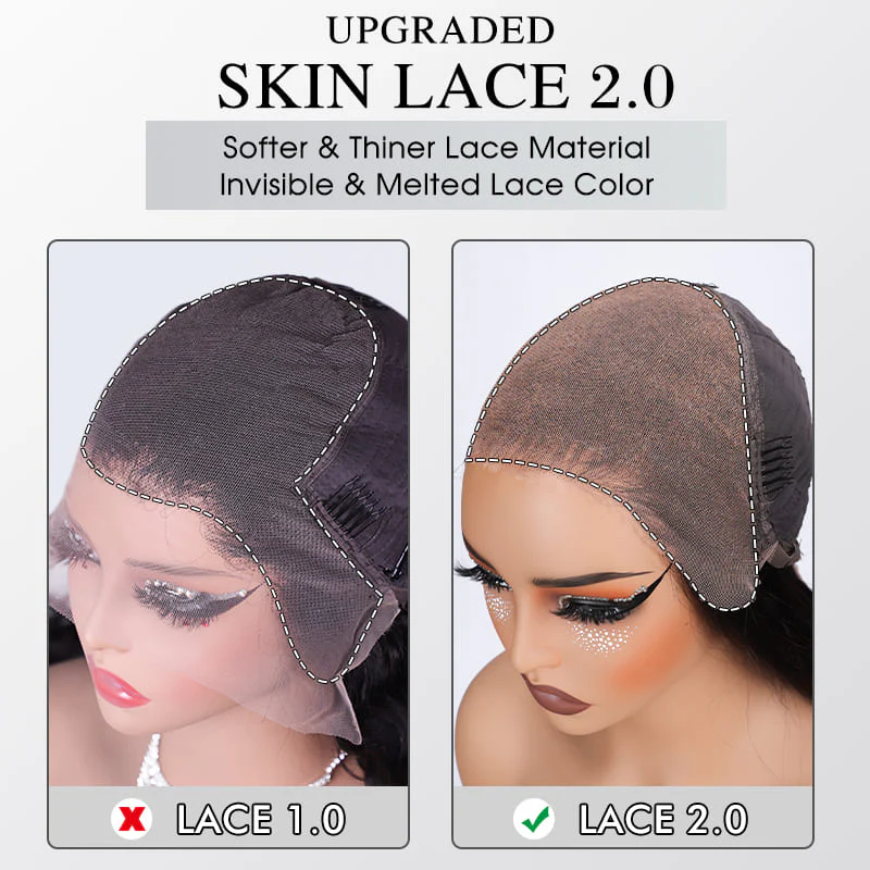 13x6 Full HD Lace Wigs Deep Wave Human Hair Parting Max Wigs Pre Plucked Natural Hairline